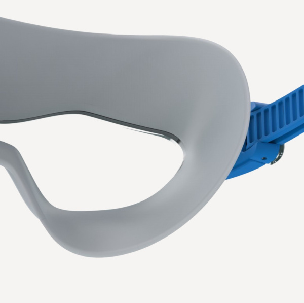 Очки для плавания Speedo Hydrosity Swim Mask (прозрачные; Серый/Голубой)